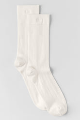 Cashmere Mesh Sock - Ivory