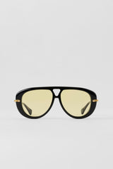 ALO Aviator Sunglasses - Black/Yellow