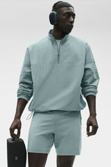 Light Weight Takeaway Track Pullover - Desert Sage