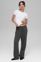 Scholar Straight Leg Sweatpant - Anthracite