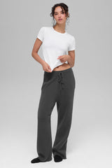 Scholar Straight Leg Sweatpant - Anthracite