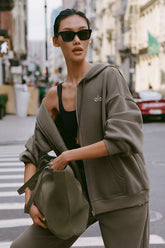 Accolade Full Zip Hoodie - Olive Tree