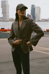 Cinch Blazer - Olive Tree
