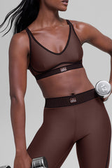 Airlift High-Waist 7/8 Line Up Legging - Brownstone