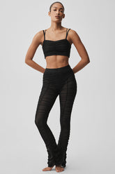 Airlift Mesh High-Waist Cherish Legging - Black