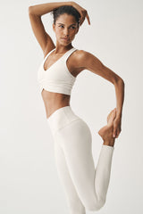 High-Waist Airbrush Legging - Ivory