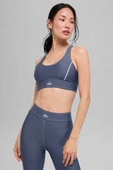 Airlift Suit Up Bra - Bluestone/White