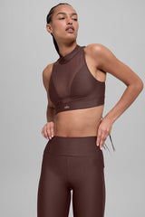 Airlift Mesh Infatuation Bra - Brownstone