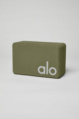Uplifting Yoga Block - Jungle/Silver