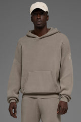 Scholar Hooded Sweater - Light Cocoa