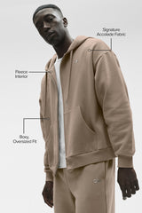 Accolade Full Zip Hoodie - Gravel