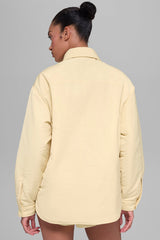Socialite Shacket - Candlelight Yellow