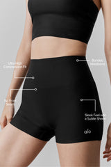 3" Airlift High-Waist Sleek Short - Black