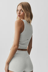 Sway Bra Tank - White Heather